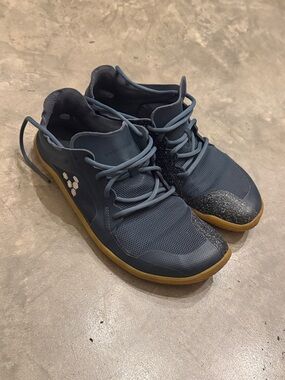 Vivo Barefoot Women's Navy Athletic Sneakers with Gum Sole